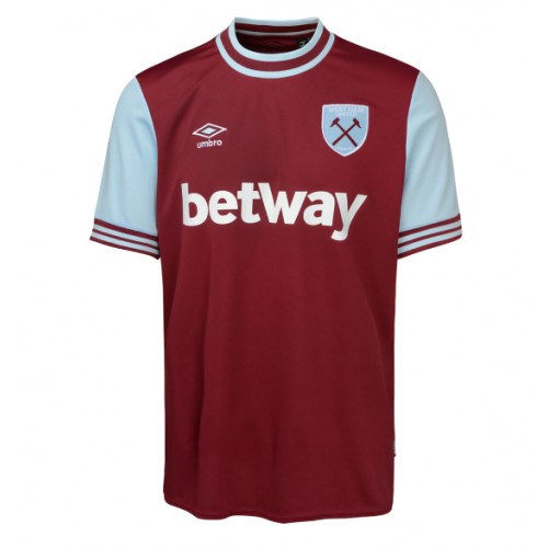 Fotbalové Dres West Ham United Domácí 2024-25 Krátký Rukáv